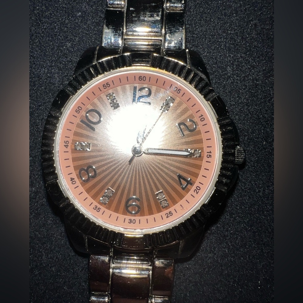 Avon women's genuine 12 diamond accent watch